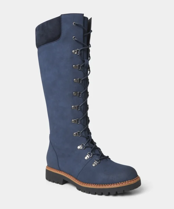 Knee High Boots | Boots & Shoes | Sale Boots & Shoes | Top Picks | Women's | Women's Joe Browns A Nip In The Wind Lace Up Boots Navy