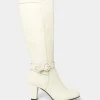 Knee High Boots | Party Footwear | Boots & Shoes | Sale Boots & Shoes | Top Picks | Top Picks | Women's | Women's Joe Browns About Town Tall Leather Boots Winter White