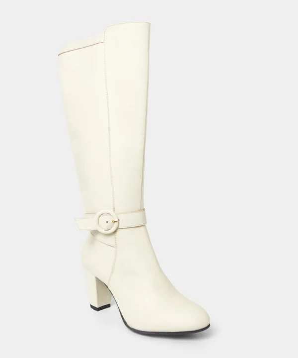 Knee High Boots | Party Footwear | Boots & Shoes | Sale Boots & Shoes | Top Picks | Top Picks | Women's | Women's Joe Browns About Town Tall Leather Boots Winter White