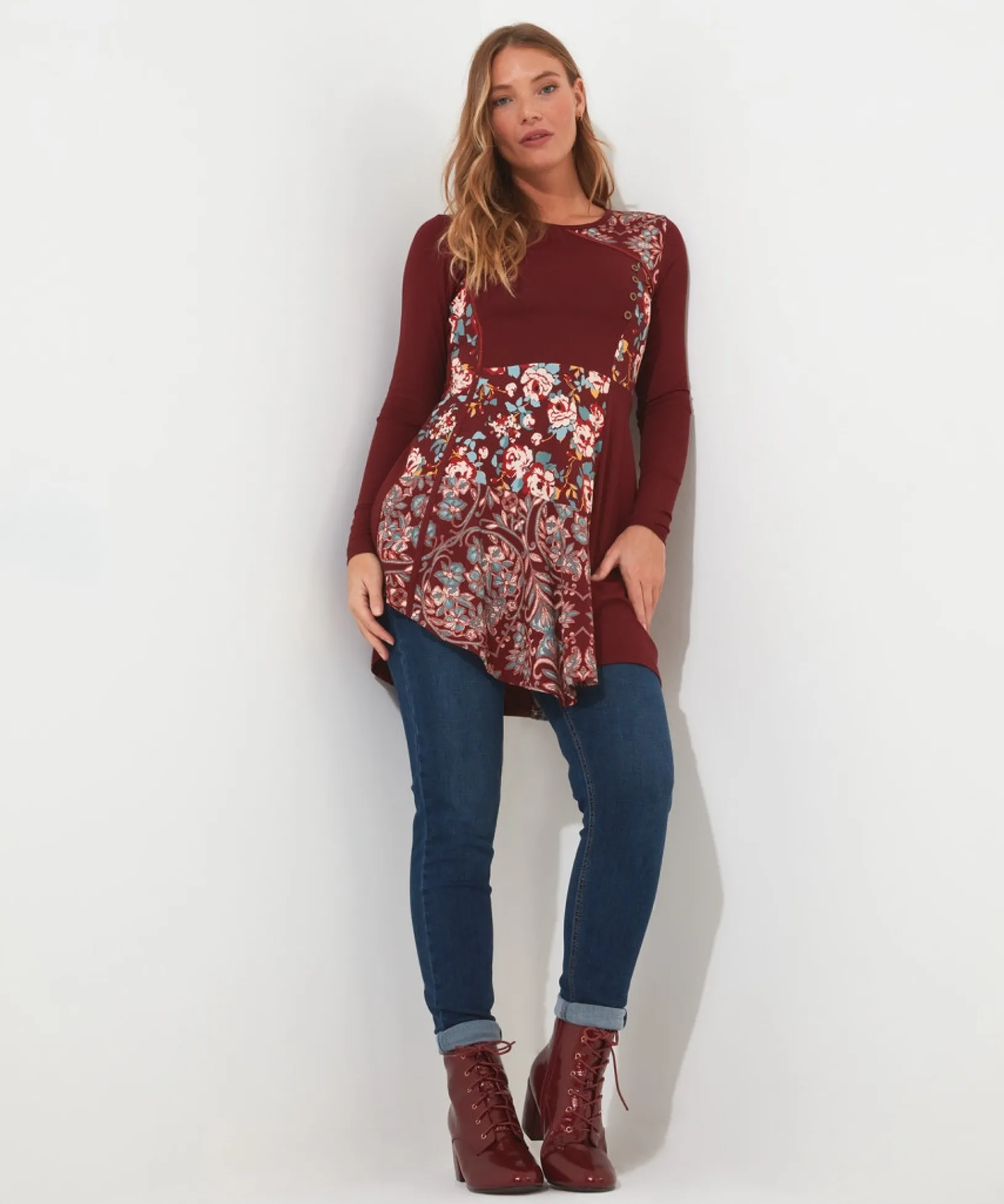 all_in_the_details_tunic__2.webp Shop Women's Collection | Tops, Tunics & Blouses | Sale Tops, Tunics & Blouses | Top Picks | Women's | Women's Joe Browns All In the Details Tunic Top Multi
