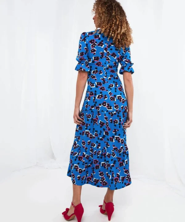 Sale Dresses | Women's Joe Browns Alluring Animal Dress Blue