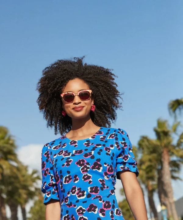 Sale Dresses | Women's Joe Browns Alluring Animal Dress Blue