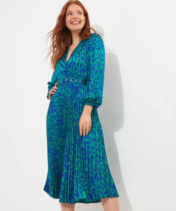 Shop Women's Collection | Midi Dresses | Maxi Dresses | Party Dresses | Occasion Outfits | Dresses | Sale Dresses | Top Picks | Top Picks | Top Picks | Top Picks | Top Picks | Women's | Women's Joe Browns Alluring Animal Satin Dress Multi