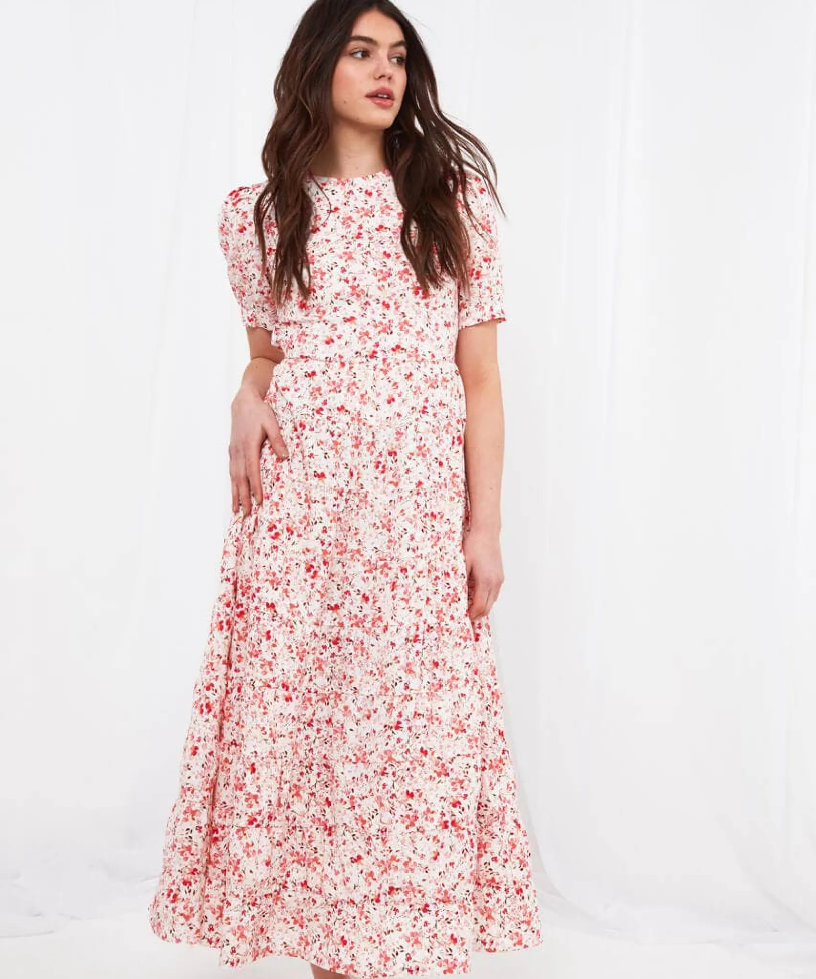 amelia_tiered_dress_2.webp Sale Dresses | Women's Joe Browns Amelia Tiered Dress Multi