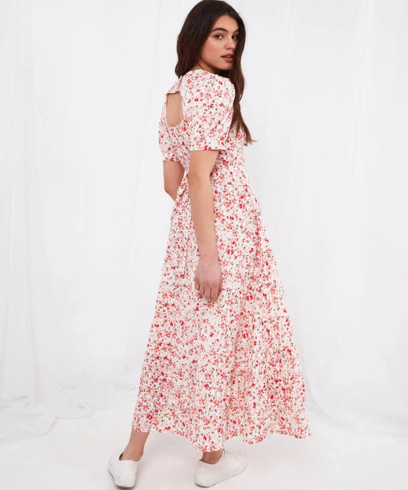 amelia_tiered_dress_3.webp Sale Dresses | Women's Joe Browns Amelia Tiered Dress Multi