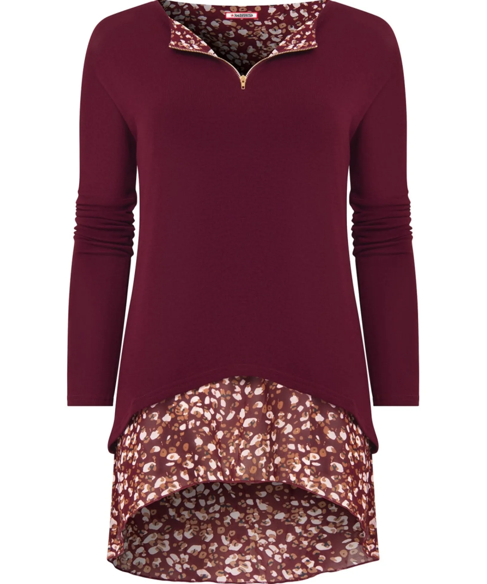 animal_magic_tunic_top_1.webp Tops, Tunics & Blouses | Sale Tops, Tunics & Blouses | Women's | Women's Joe Browns Animal Magic Tunic Top Berry