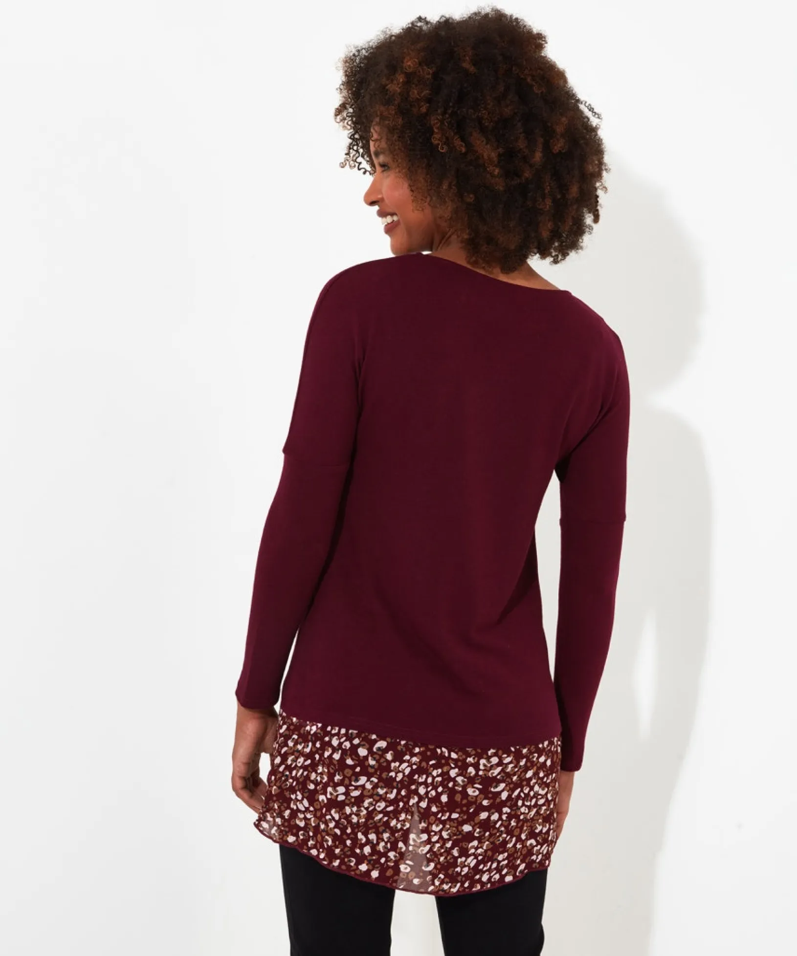 animal_magic_tunic_top_3.webp Tops, Tunics & Blouses | Sale Tops, Tunics & Blouses | Women's | Women's Joe Browns Animal Magic Tunic Top Berry
