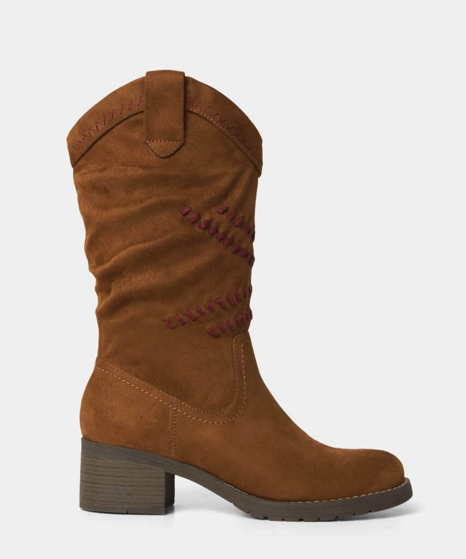 austen_whipstitched_boots_0.webp Boots & Shoes | Sale Boots & Shoes | Women's | Women's Joe Browns Austen Whipstitched Boots Tan