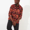 Shop Men's Collection | Funky Shirts | Shirts | Sale Shirts | Top Picks | Top Picks | Men,s | Men,s Joe Browns Autumn Floral Shirt Orange