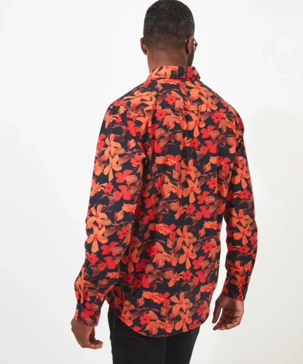 Shop Men's Collection | Funky Shirts | Shirts | Sale Shirts | Top Picks | Top Picks | Men,s | Men,s Joe Browns Autumn Floral Shirt Orange