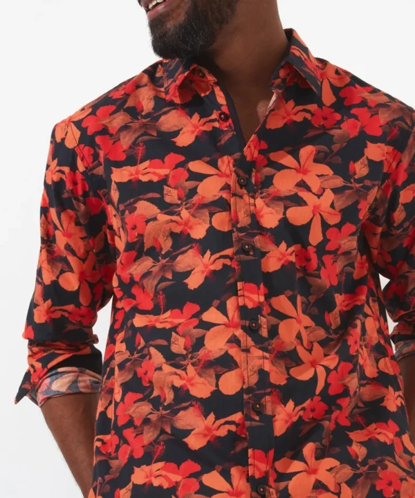 Shop Men's Collection | Funky Shirts | Shirts | Sale Shirts | Top Picks | Top Picks | Men,s | Men,s Joe Browns Autumn Floral Shirt Orange