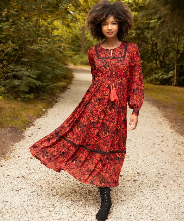 Shop Women's Collection | Maxi Dresses | Boho Dresses | Dresses | Sale Dresses | Top Picks | Top Picks | Top Picks | Women's | Women's Joe Browns Autumn Vibes Paisley Dress Multi