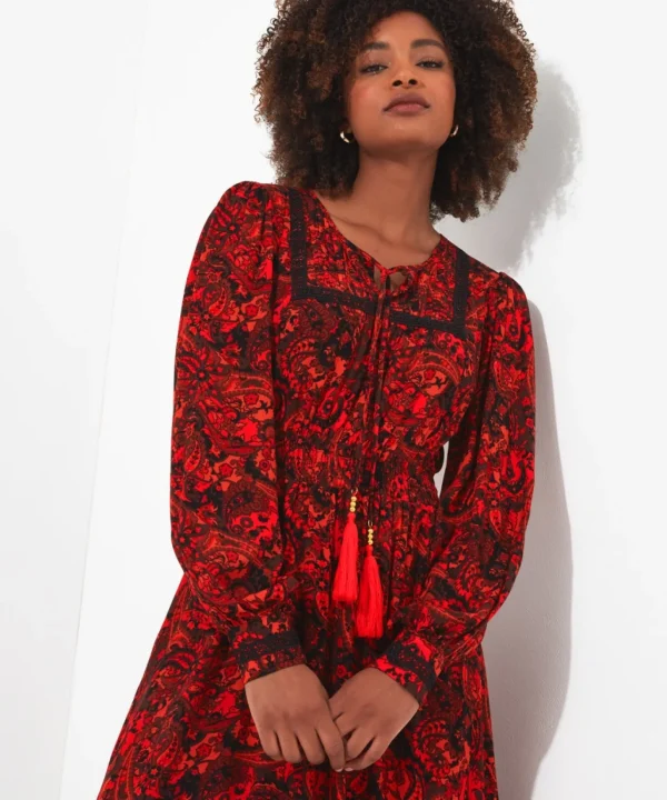 Shop Women's Collection | Maxi Dresses | Boho Dresses | Dresses | Sale Dresses | Top Picks | Top Picks | Top Picks | Women's | Women's Joe Browns Autumn Vibes Paisley Dress Multi