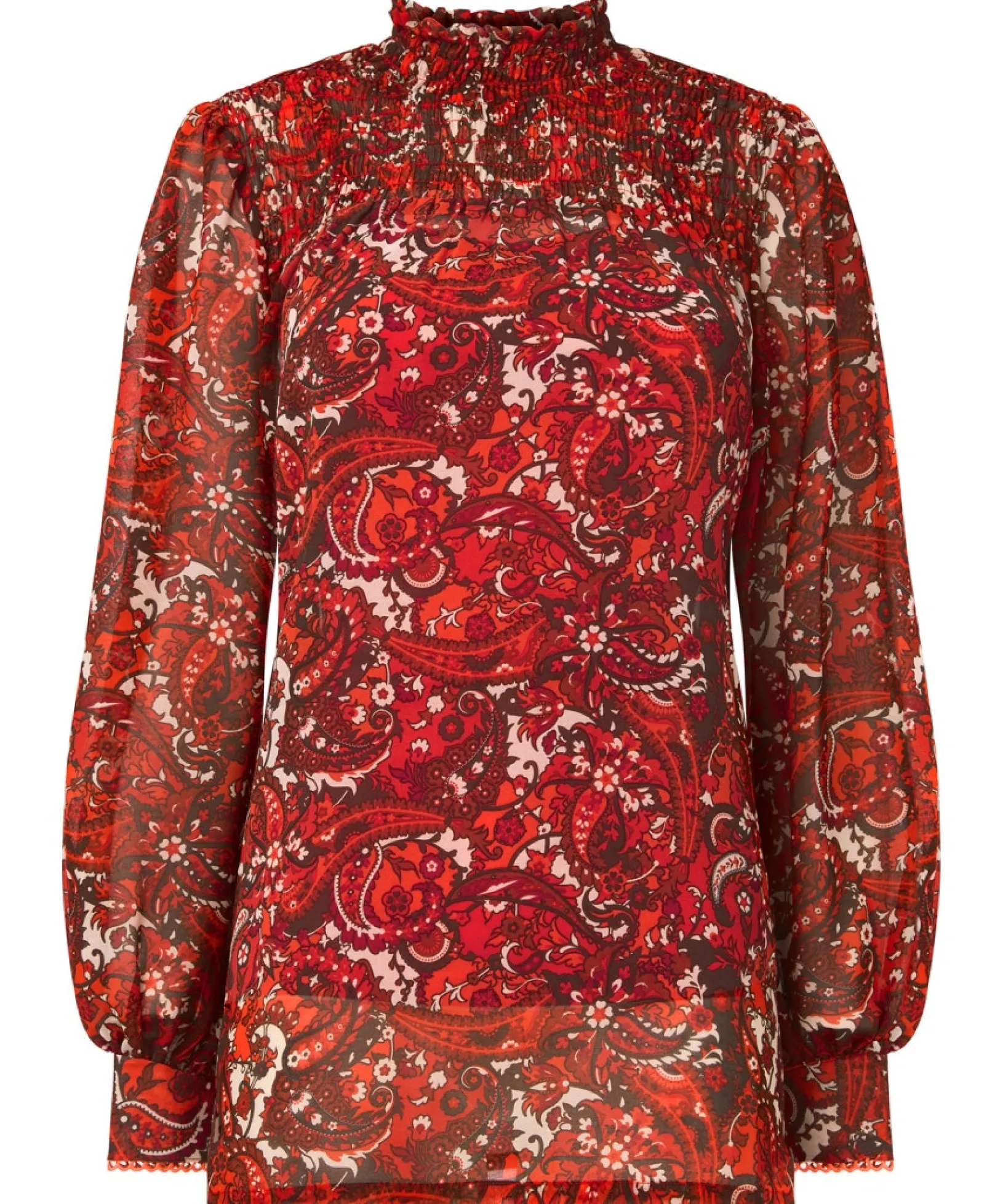 autumn_vibes_paisley_top_1.webp Tops, Tunics & Blouses | Sale Tops, Tunics & Blouses | Women's | Women's Joe Browns Autumn Vibes Paisley Top Multi