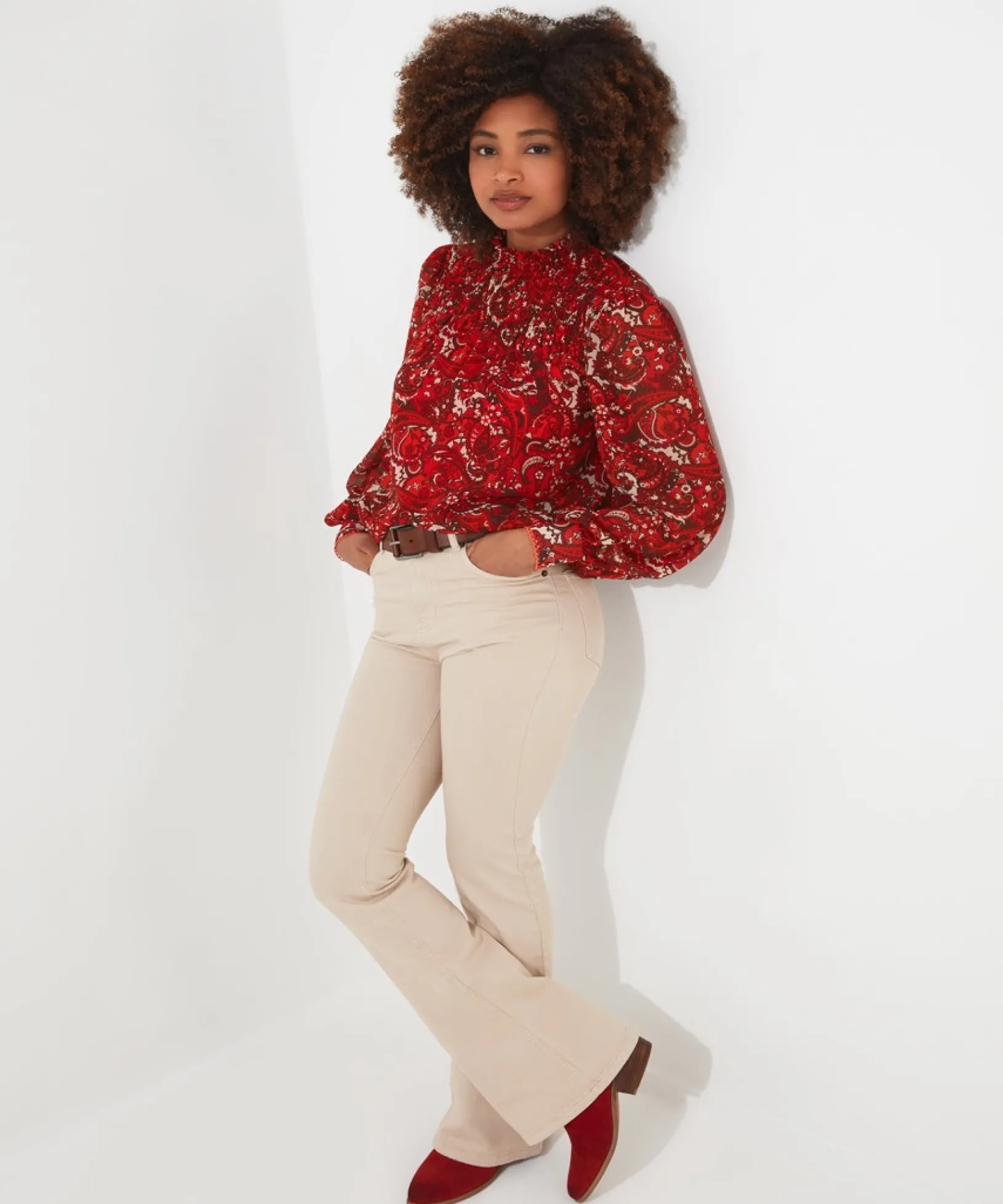 autumn_vibes_paisley_top_3.webp Tops, Tunics & Blouses | Sale Tops, Tunics & Blouses | Women's | Women's Joe Browns Autumn Vibes Paisley Top Multi