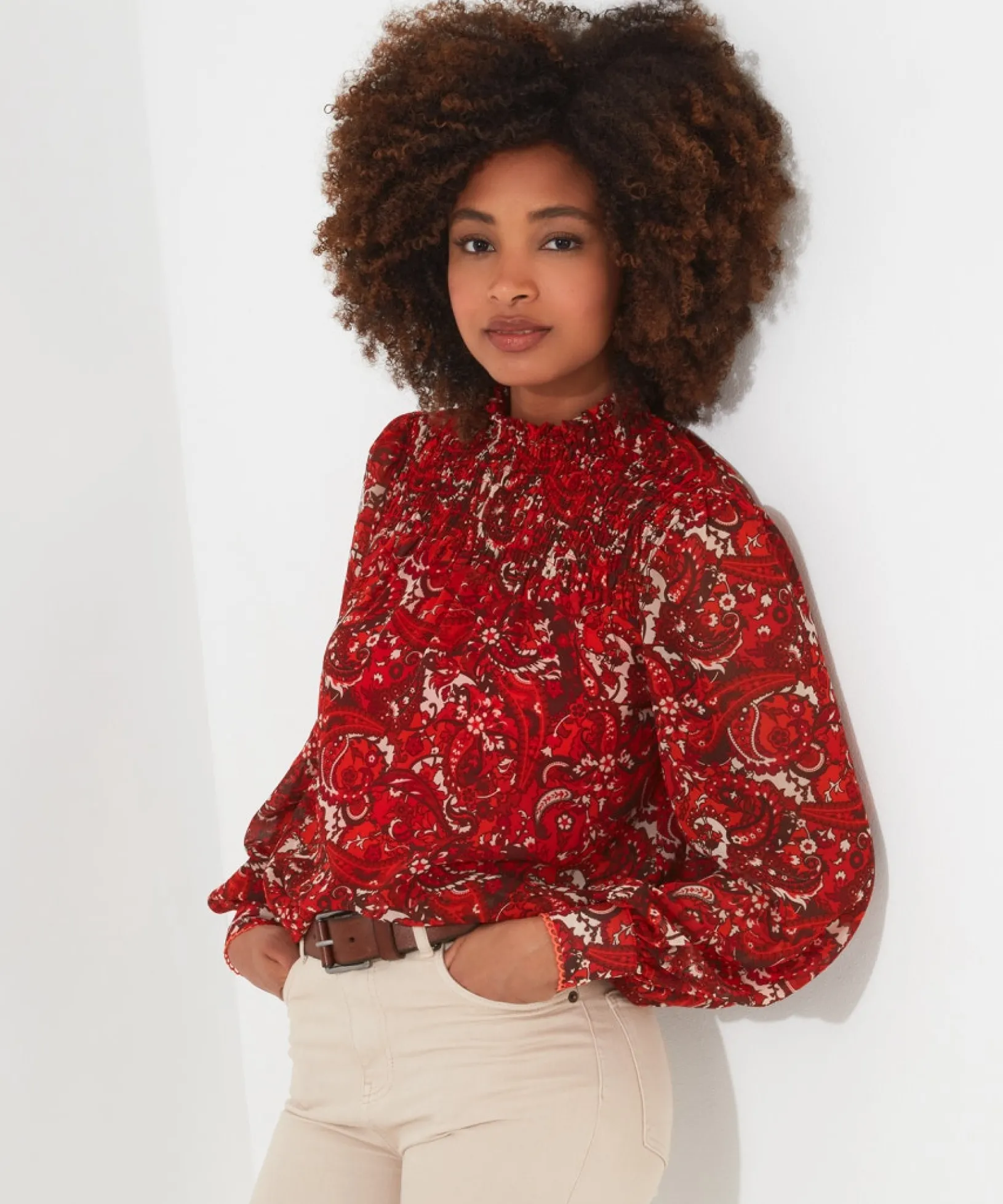 autumn_vibes_paisley_top_4.webp Tops, Tunics & Blouses | Sale Tops, Tunics & Blouses | Women's | Women's Joe Browns Autumn Vibes Paisley Top Multi