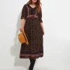 Shop Women's Collection | Maxi Dresses | Boho Dresses | Dresses | Sale Dresses | Top Picks | Top Picks | Top Picks | Women's | Women's Joe Browns Autumn Walks Printed Dress Black