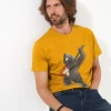 Shop Men's Collection | Graphic T-Shirts | Tops & T-Shirts | Sale Tops & T-Shirts | Top Picks | Top Picks | Men，s | Men，s Joe Browns Bear Rock Tee Gold
