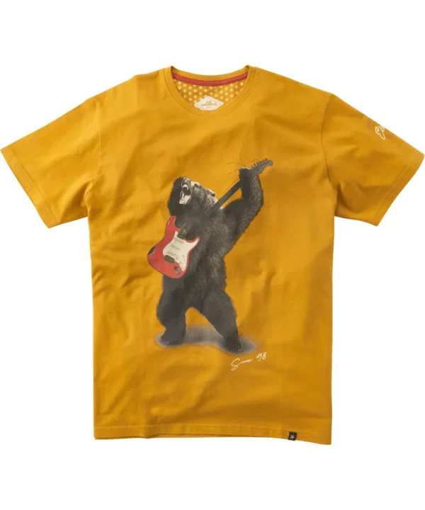 Shop Men's Collection | Graphic T-Shirts | Tops & T-Shirts | Sale Tops & T-Shirts | Top Picks | Top Picks | Men，s | Men，s Joe Browns Bear Rock Tee Gold