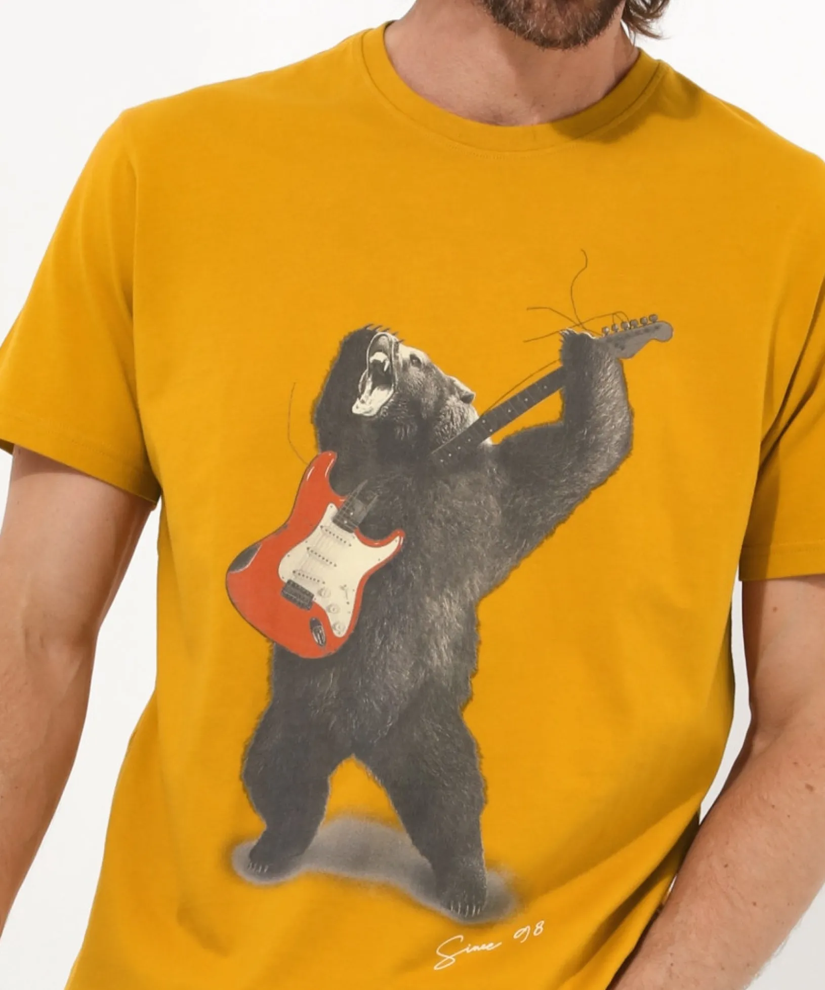 bear_rock_tee_4.webp Shop Men's Collection | Graphic T-Shirts | Tops & T-Shirts | Sale Tops & T-Shirts | Top Picks | Top Picks | Men,s | Men,s Joe Browns Bear Rock Tee Gold