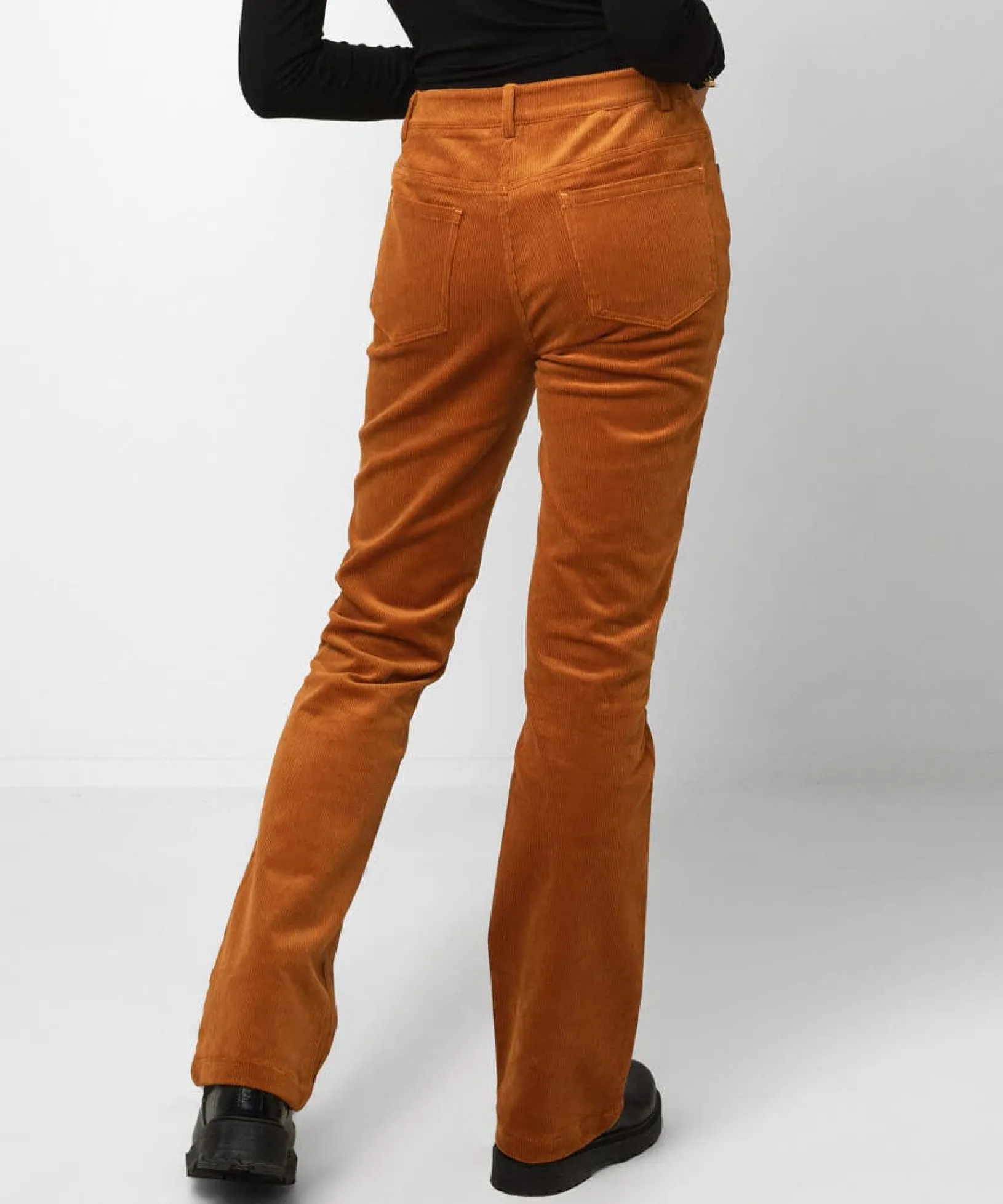 beautiful_bootcut_cords_2.webp Jeans & Trousers | Women's Joe Browns Beautiful Bootcut Cords Tan / Teal / Black