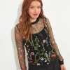 Tops, Tunics & Blouses | Sale Tops, Tunics & Blouses | Women's | Women's Joe Browns Beautiful Embroidered Top with Cami Black