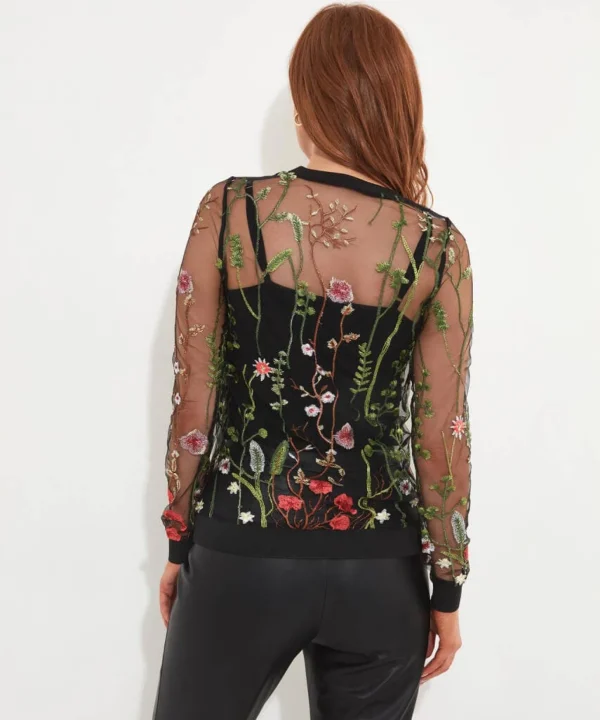 Tops, Tunics & Blouses | Sale Tops, Tunics & Blouses | Women's | Women's Joe Browns Beautiful Embroidered Top with Cami Black