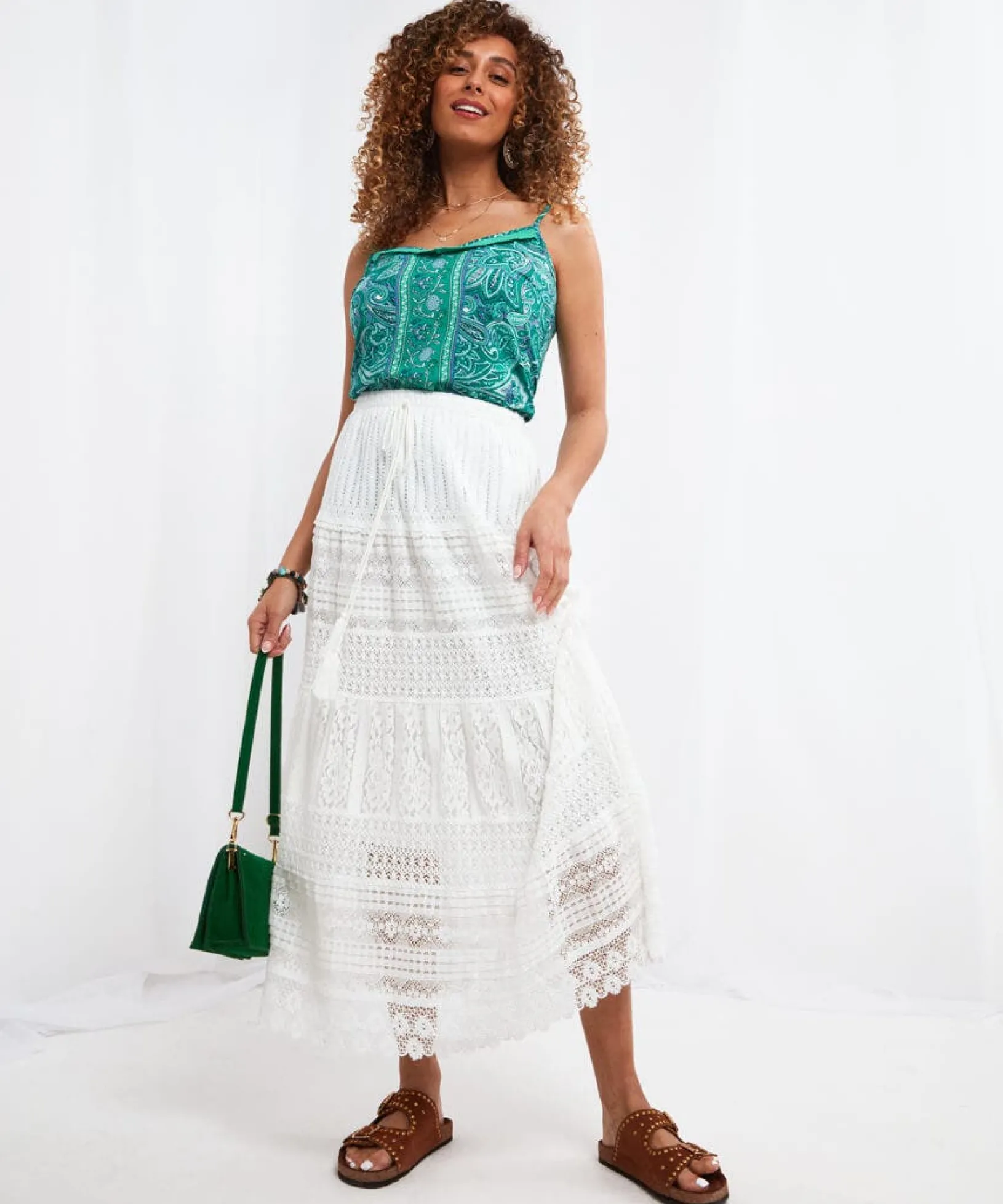 beautiful_lace_maxi_skirt_0.webp Sale Skirts | Women's Joe Browns Beautiful Lace Maxi Skirt White