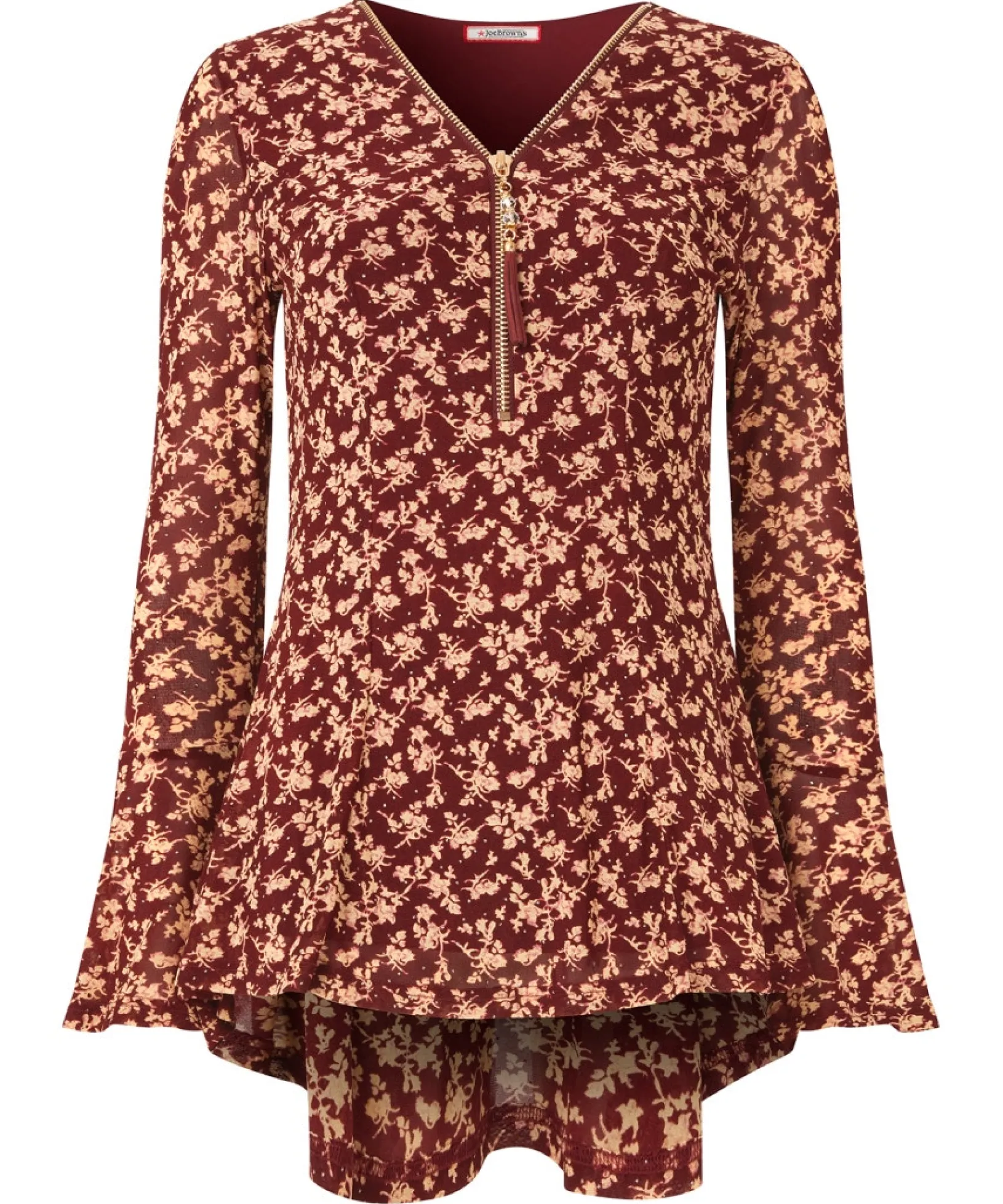 beautiful_zip_top_1.webp Shop Women's Collection | Tops, Tunics & Blouses | Sale Tops, Tunics & Blouses | Top Picks | Women's | Women's Joe Browns Beautiful Zip Top Berry