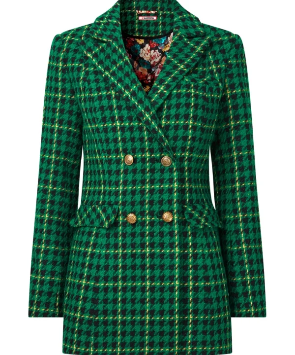 Waistcoats | Coats & Jackets | Shop Blazers | Sale Coats & Jacket | Women's | Women's | Women's | Women's Joe Browns Beautifully Bold Check Jacket Green