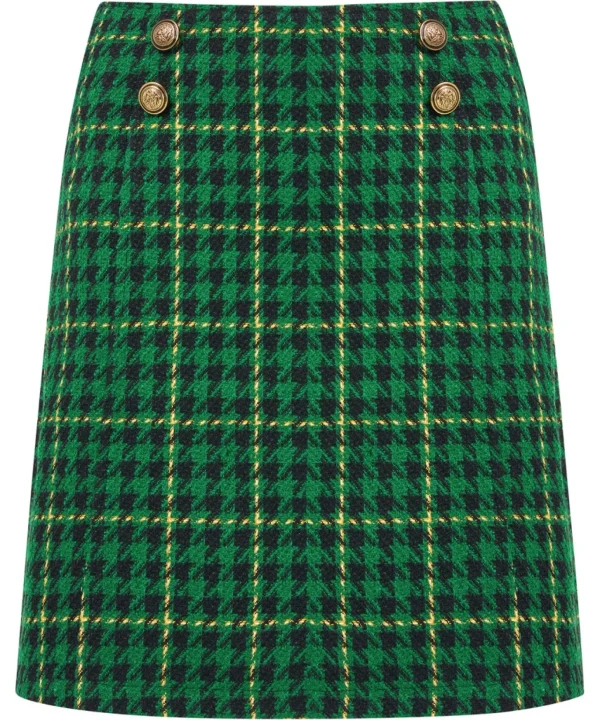 Shop Women's Collection | Skirts | Sale Skirts | Top Picks | Women's | Women's Joe Browns Beautifully Bold Check Skirt Green