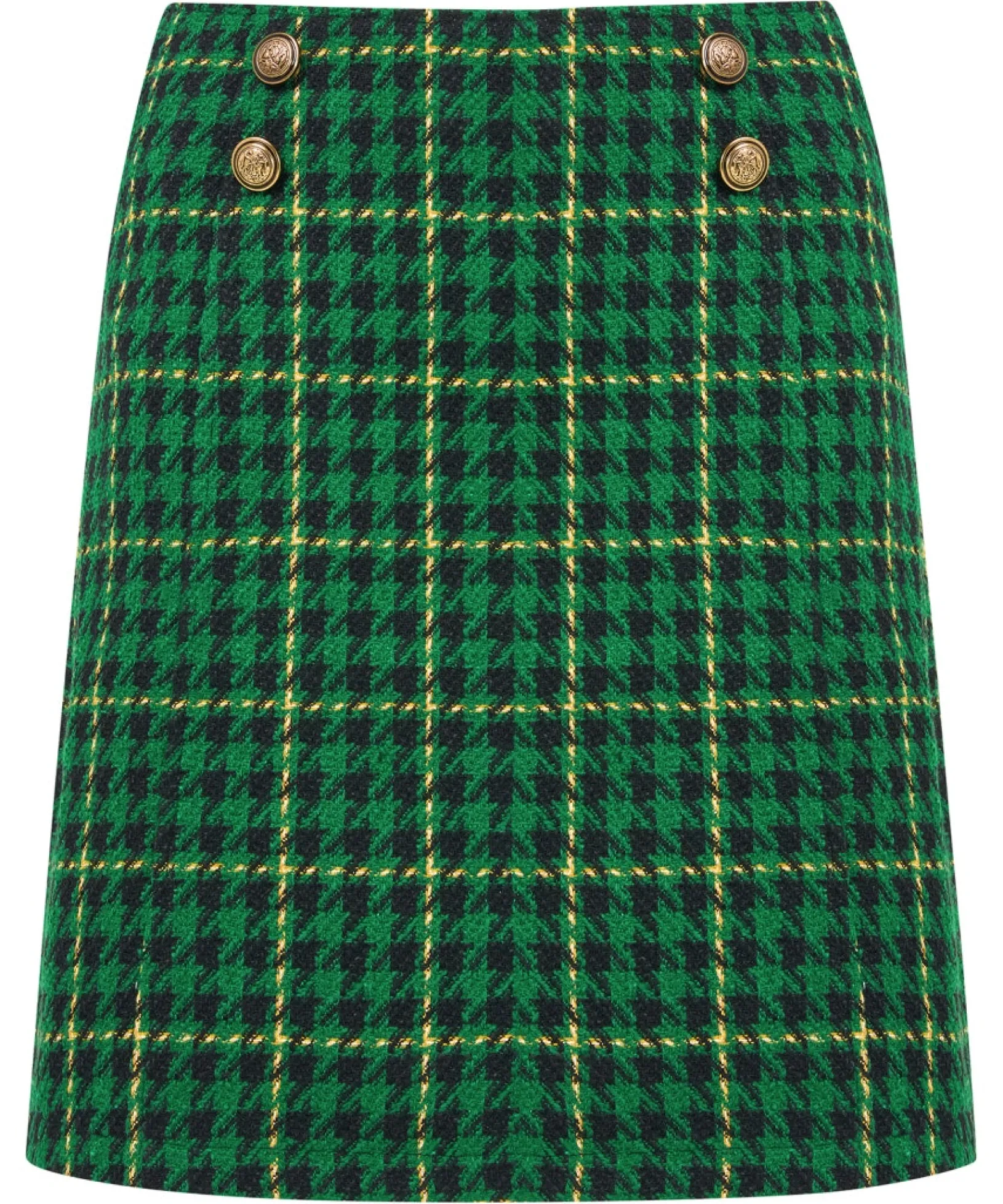 beautifully_bold_check_sk_1.webp Shop Women's Collection | Skirts | Sale Skirts | Top Picks | Women's | Women's Joe Browns Beautifully Bold Check Skirt Green