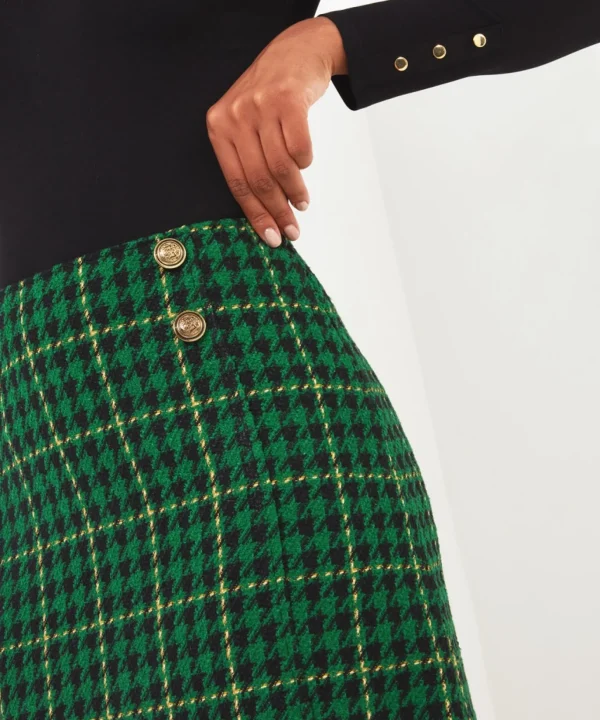 Shop Women's Collection | Skirts | Sale Skirts | Top Picks | Women's | Women's Joe Browns Beautifully Bold Check Skirt Green
