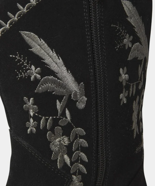 Knee High Boots | Ankle Boots | Boots & Shoes | Sale Boots & Shoes | Top Picks | Top Picks | Women's | Women's Joe Browns Belvedere Embroidered Suede Boots Black