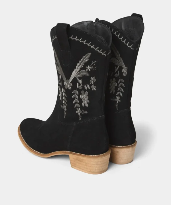 Knee High Boots | Ankle Boots | Boots & Shoes | Sale Boots & Shoes | Top Picks | Top Picks | Women's | Women's Joe Browns Belvedere Embroidered Suede Boots Black