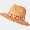 Sale Accessories & Jewellery | Women's Joe Browns Boardwalk Shimmer Beaded Hat Natural Multi