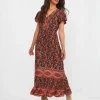 Sale Dresses | Women's Joe Browns Boho Babe Border Print Dress Multi