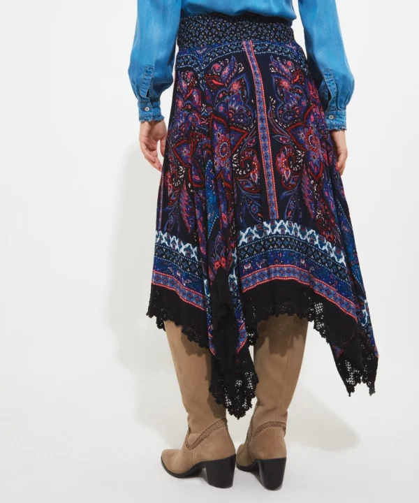Shop Women's Collection | Skirts | Sale Skirts | Top Picks | Women's | Women's Joe Browns Boho Babe Hanky Hem Skirt Multi