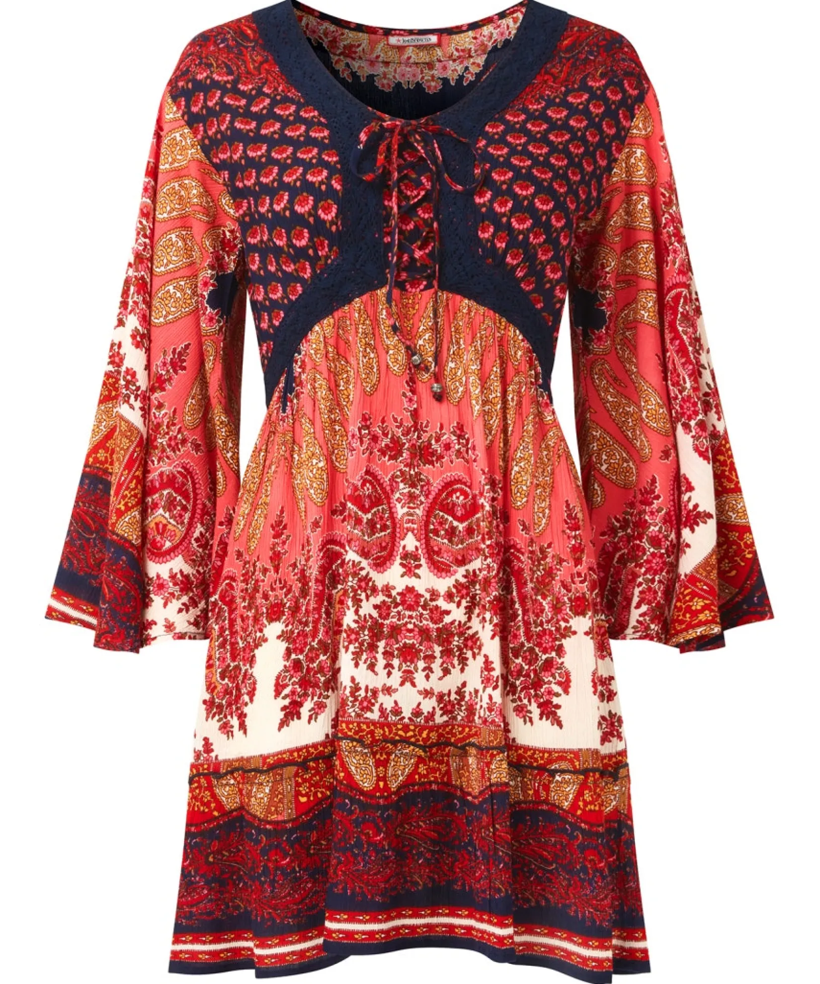 boho_dreams_tunic_dress_1.webp Shop Women's Collection | Tops, Tunics & Blouses | Sale Tops, Tunics & Blouses | Top Picks | Women's | Women's Joe Browns Boho Dreams Tunic Dress Multi