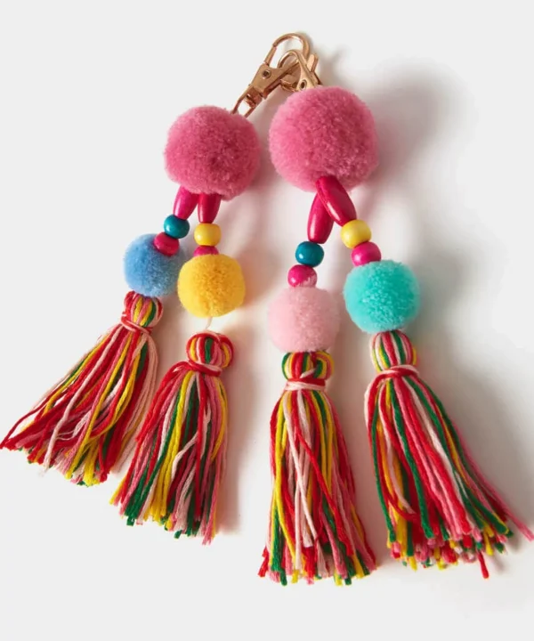 Sale Accessories & Jewellery | Women's Joe Browns Boho Pom Pom Key Charms Multi