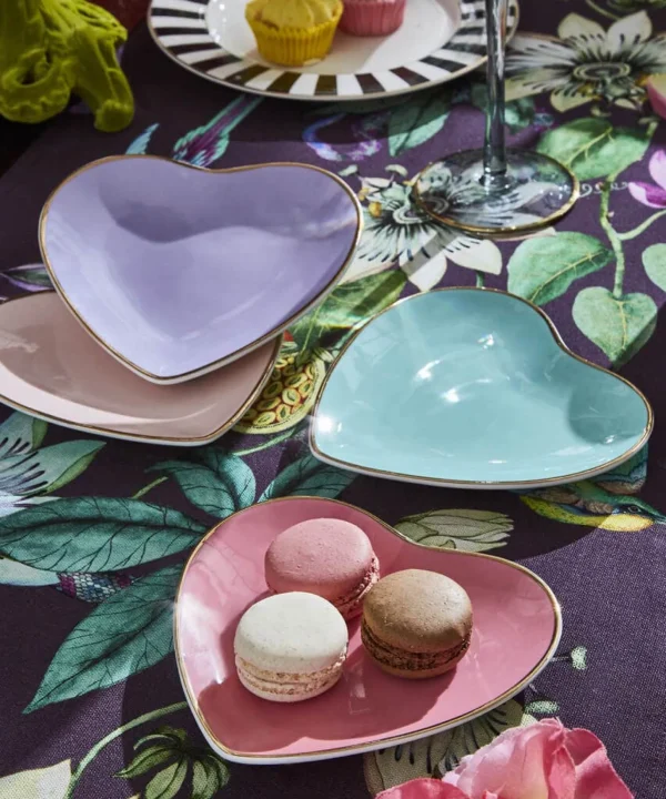 Living Room | Kitchen | Home | Home Joe Browns Bombay Duck Cute Heart Set Of Plates Multi