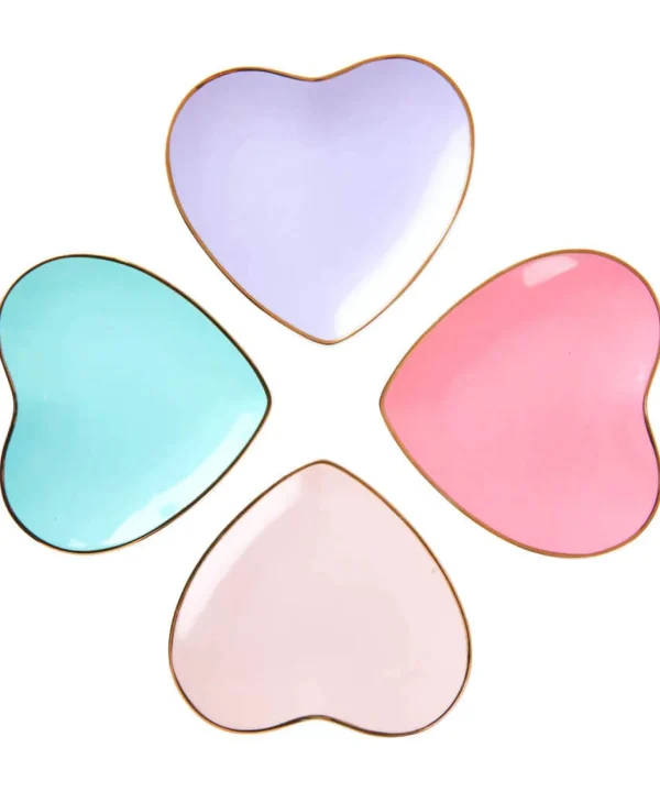 Living Room | Kitchen | Home | Home Joe Browns Bombay Duck Cute Heart Set Of Plates Multi