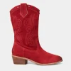 Knee High Boots | Ankle Boots | Boots & Shoes | Sale Boots & Shoes | Top Picks | Top Picks | Women's | Women's Joe Browns Bourbon Street Suede Boots Red