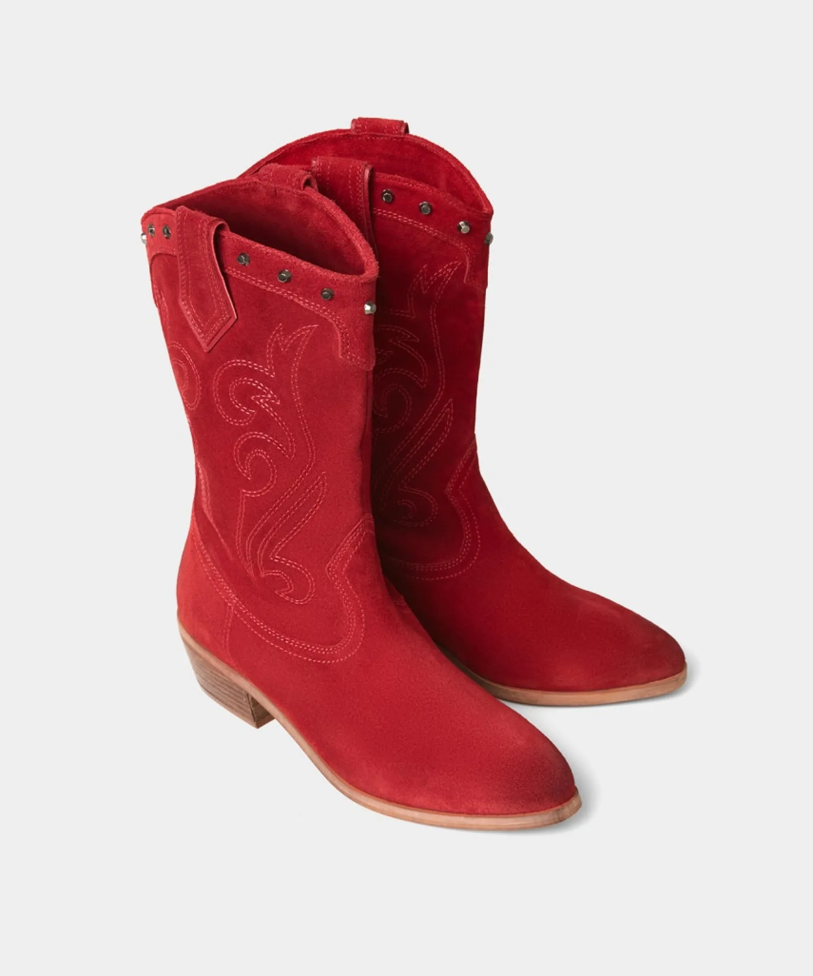 bourbon_street_suede_boot_3.webp Knee High Boots | Ankle Boots | Boots & Shoes | Sale Boots & Shoes | Top Picks | Top Picks | Women's | Women's Joe Browns Bourbon Street Suede Boots Red
