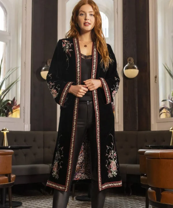 Shop Women's Collection | Occasion Outfits | Gifts | Coats & Jackets | Top Picks | Top Picks | Women's | Women's Joe Browns Boutique Embroidered Kimono Black