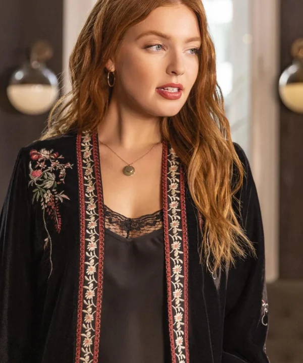 Shop Women's Collection | Occasion Outfits | Gifts | Coats & Jackets | Top Picks | Top Picks | Women's | Women's Joe Browns Boutique Embroidered Kimono Black