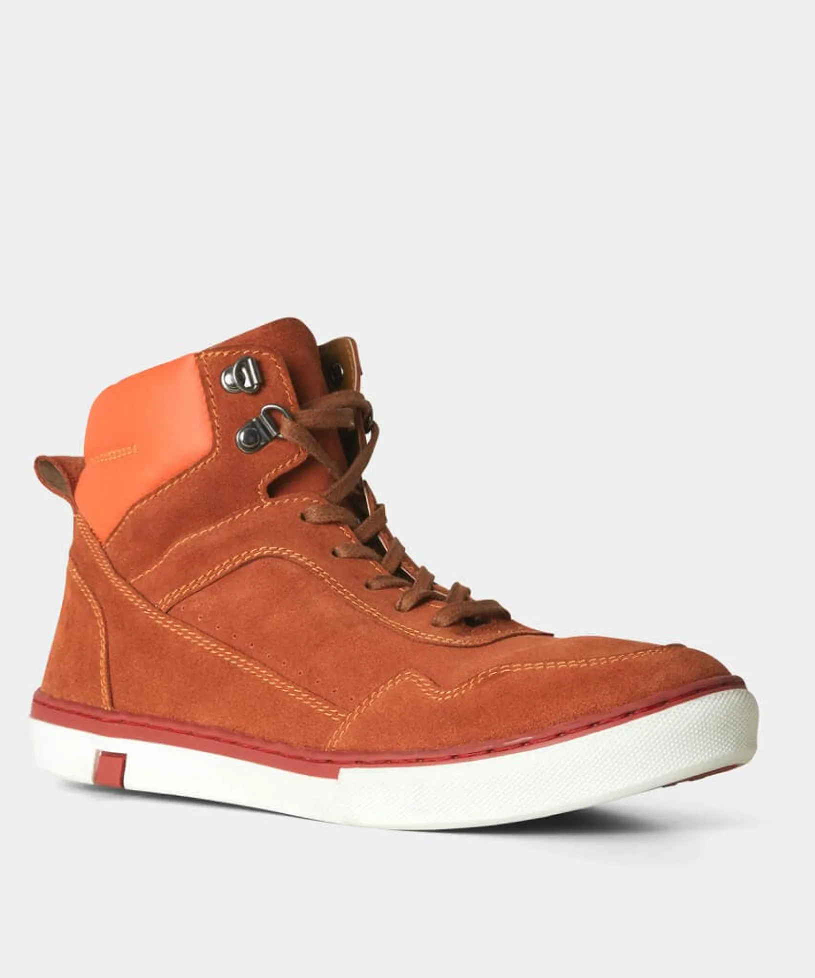 breaker_suede_high_tops_1.webp Trainers & Pumps | Boots | Boots & Shoes | Sale Boots, Shoes & Trainers | Top Picks | Top Picks | Men,s | Men,s Joe Browns Breaker Suede High Tops Rust / Blue