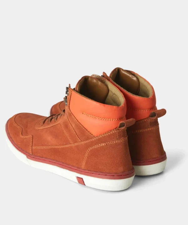 Trainers & Pumps | Boots | Boots & Shoes | Sale Boots, Shoes & Trainers | Top Picks | Top Picks | Men,s | Men,s Joe Browns Breaker Suede High Tops Rust / Blue