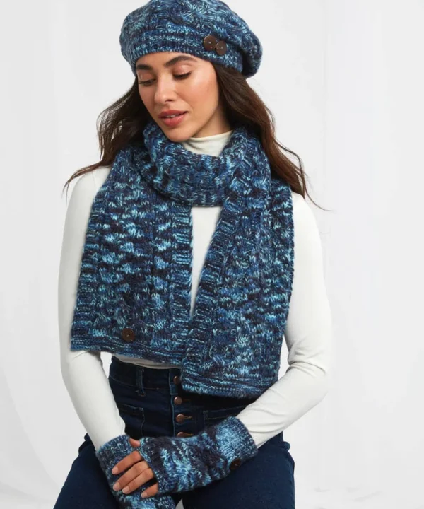 Sale Gifts | Sale Accessories & Jewellery | Women's | Women's Joe Browns Breezy Day Space Dye Scarf Blue Multi
