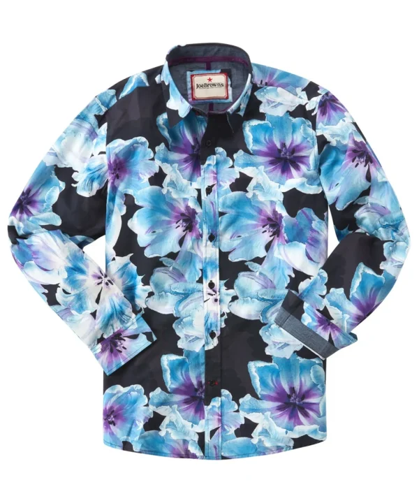 Shop Men's Collection | Funky Shirts | Shirts | Sale Shirts | Top Picks | Top Picks | Men，s | Men，s Joe Browns Bright And Bold Floral Shirt Black